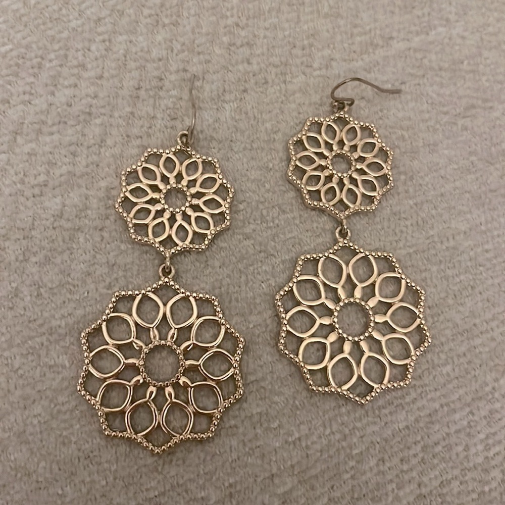 Bauble Bar Gold Dangling Earrings